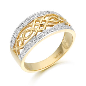 9ct Gold Celtic Ring-3238