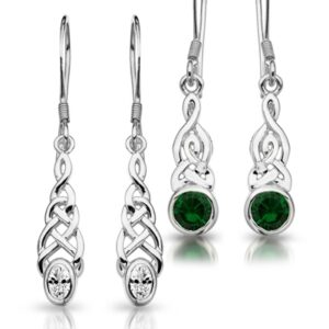 Silver Celtic Earring