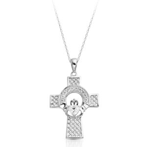 Claddagh Cross-C126W