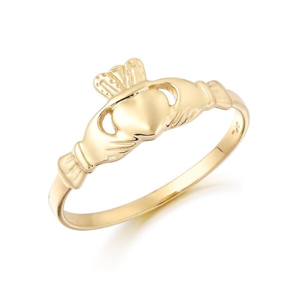 9ct Gold Kids Claddagh Ring - CL1