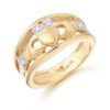 9ct Gold Ladies Claddagh Ring - CL21