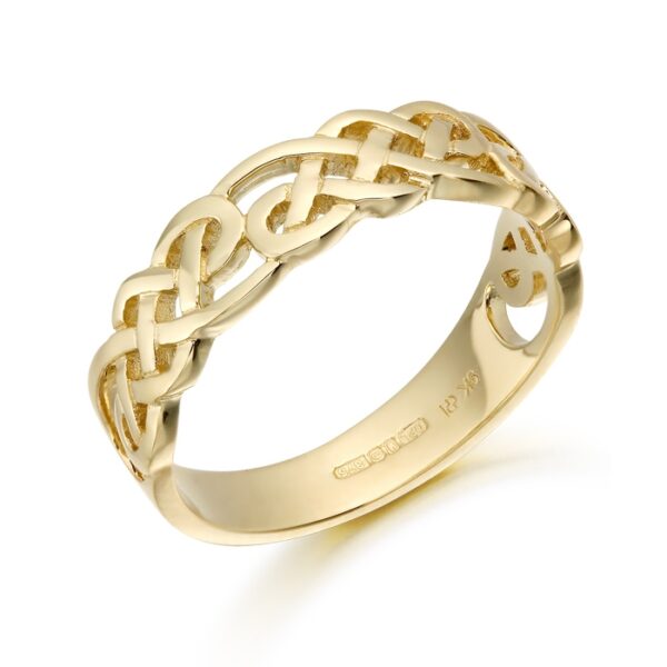 9ct Gold Celtic Ring - 3242
