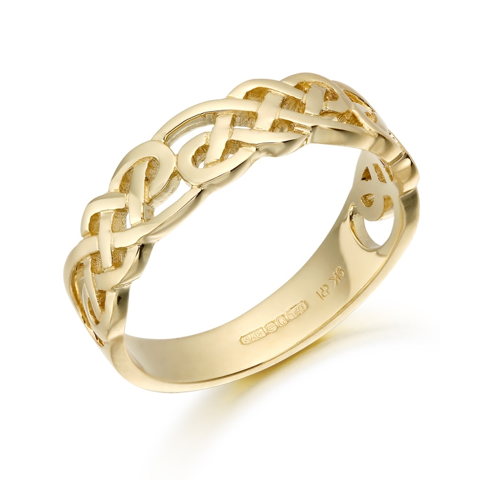 9ct Gold Celtic Ring - 3242