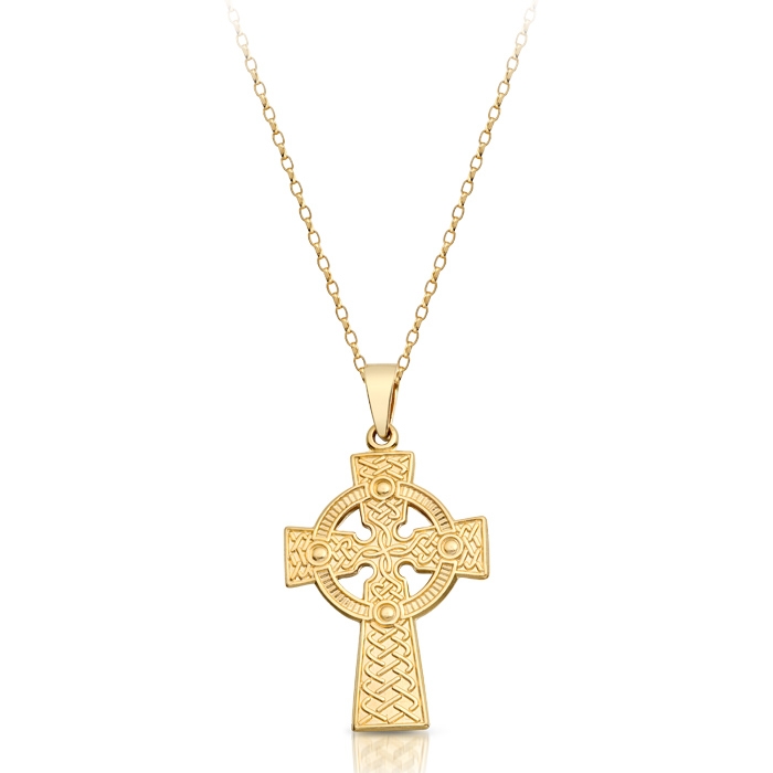 9ct Gold Celtic Cross Pendant is a magnificent symbol of faith.