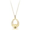 9ct Gold Celtic and Claddagh Pendant makes a suitable Irish gift for either man or a woman - P031