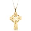 9ct Gold Celtic Cross Pendant. Stylish and sophisticated with intricate detailing.