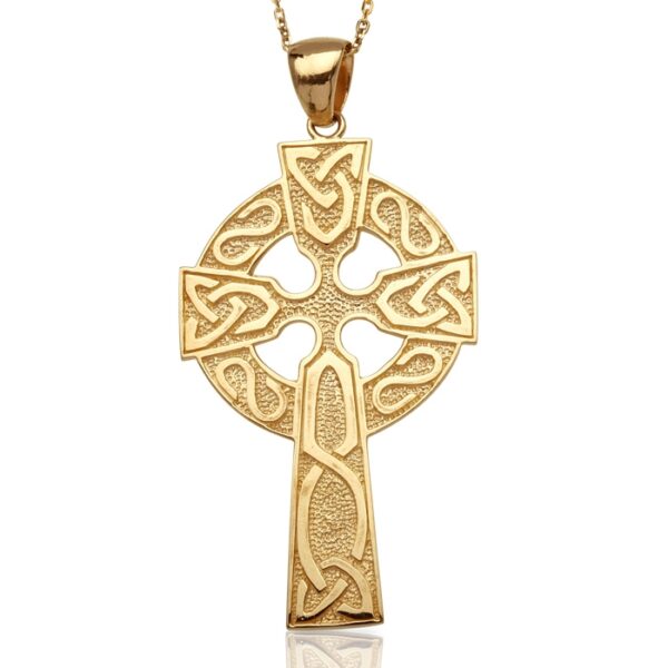 9K Gold Celtic Cross.