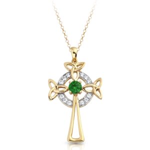 Gold Celtic Cross-C01