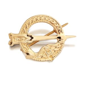 9ct Gold Tara Celtic Brooch - BR31