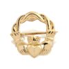 9ct Gold Claddagh Brooch - BR1