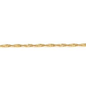 9ct Gold Twisted Curb Chain-DISCO20