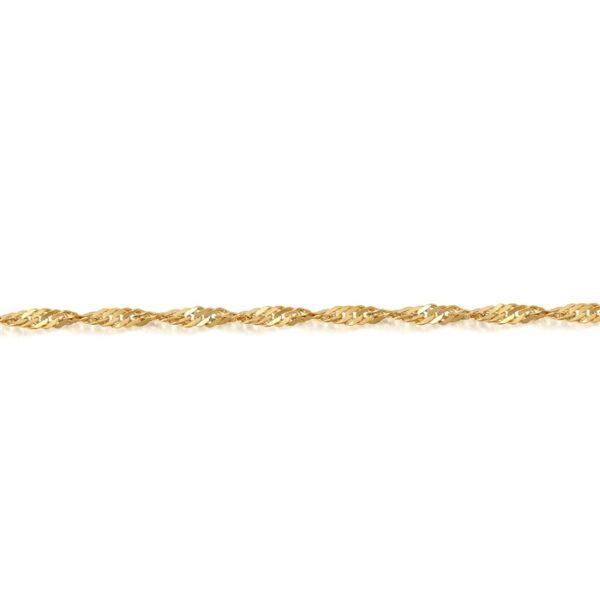 9ct Gold Twisted Curb Chain - DISCO20
