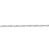 9ct White Gold Twisted Curb Chain - DISCO20W