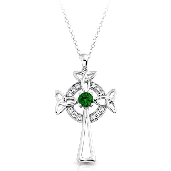 Silver Celtic Cross made with distinctly Irish twist that will add to the beauty of this classic Pendant - SC01