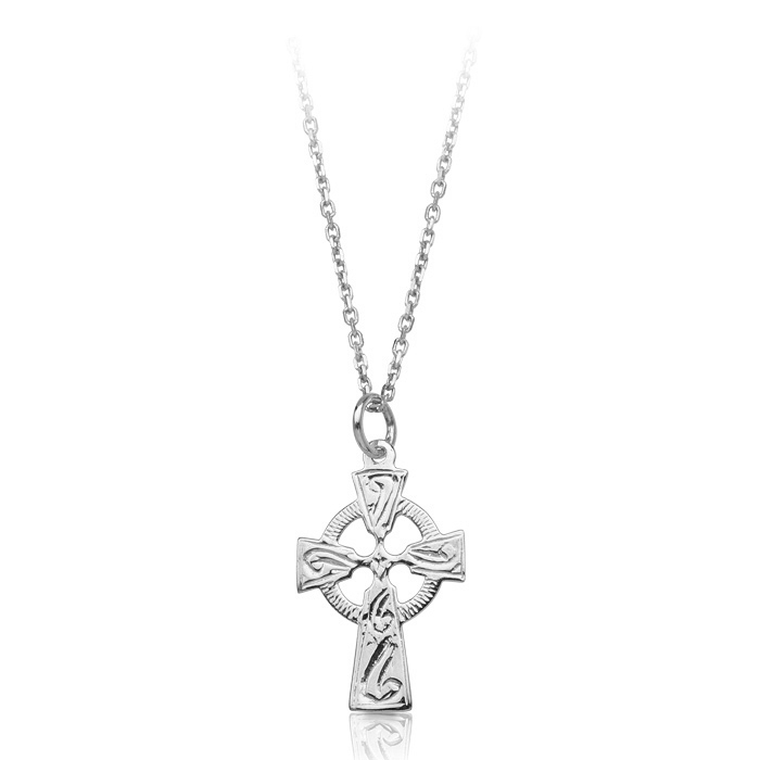 Silver Celtic Cross with craftsmanship that shows flawless symmetry - SC113