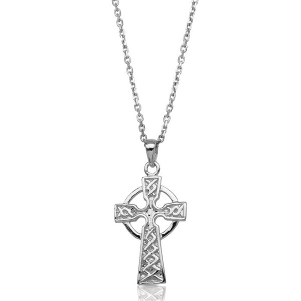 Silver Celtic Cross Pendant - SC127