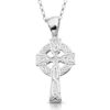 Silver Celtic Cross Pendant with intricate detailing and sturdy - SC132