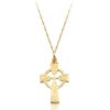 9ct Gold Celtic Cross Pendant is designed to be an elegant expression of faith.