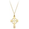 9ct Gold Celtic Cross made in Ireland.