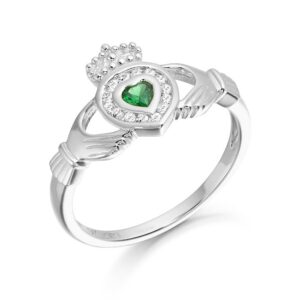 Silver Claddagh Ring-SCL38