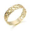 9ct Gold Celtic Wedding Ring - 1500