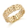 9ct Gold Trinity Knot Celtic Wedding Ring - 1522