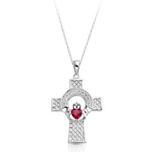 Silver Claddagh Cross-SC126R