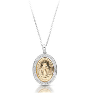 9K Gold Miraculous Medal-M1W