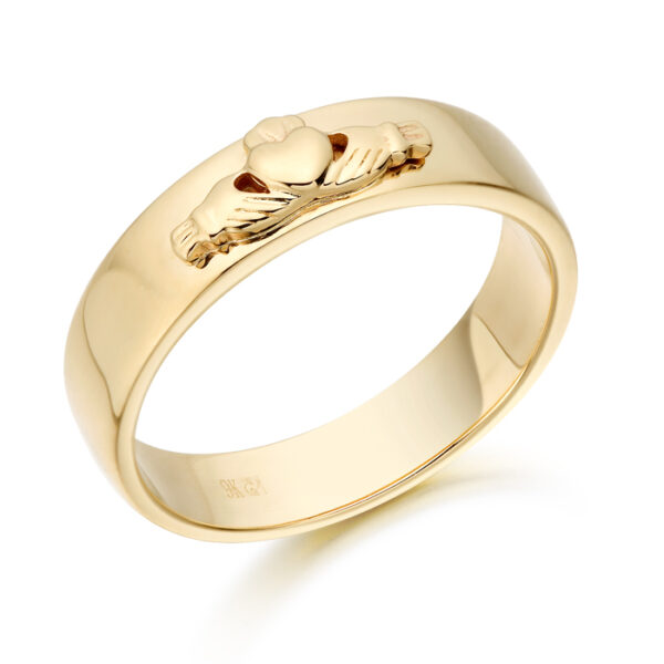 9ct Gold Claddagh Wedding Ring - CL22
