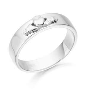 Claddagh Wedding Band-CL22W