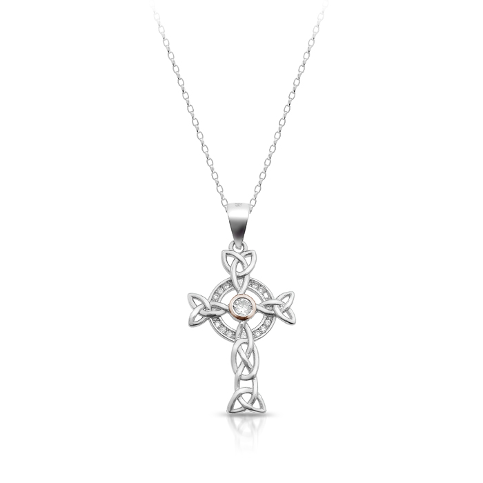 Silver Celtic Cross-SC87