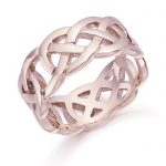 9ct Rose Gold Celtic Wedding Ring - 1519R