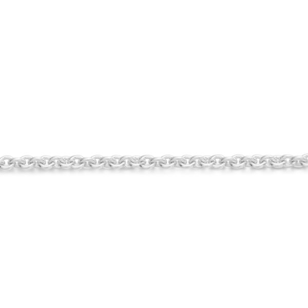 9ct White Gold Belcher Chain-Rolo40W