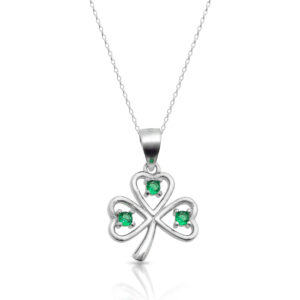 Silver Shamrock Pendant - SP90