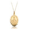 9ct-Gold-Miraculous-Medal-pendant-MM11