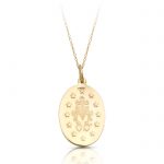 9ct Gold Miraculous Medal-Pendant-MM12B