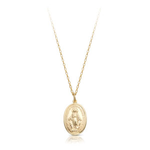9K Gold Miraculous Medal-MM15