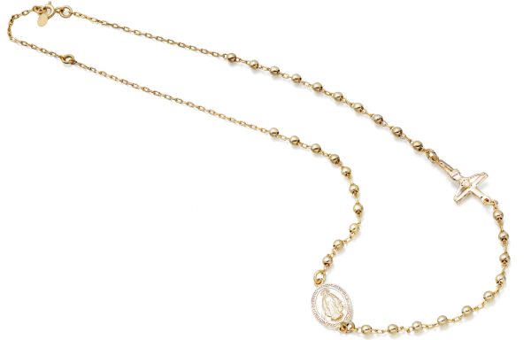 9ct Gold Rosary Necklace - RBN2