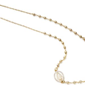 9ct Gold Rosary Necklace - RBN2