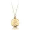 9ct Gold St Christopher Medal Pendant-ST4