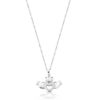 9ct-White-Gold-CZ-Claddagh-Pendant-P059W