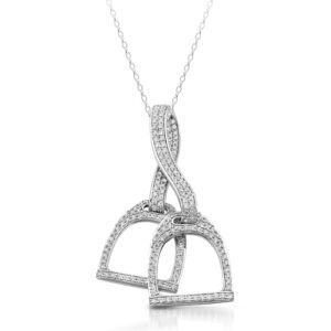 Equestrian Stirrup Pendant-P41W