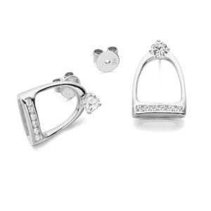 Equestrian Stirrup Earrings-E112W