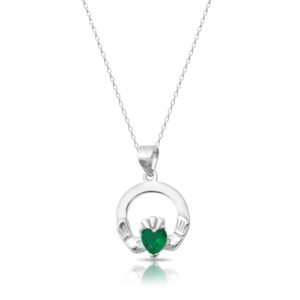 Silver Claddagh Pendant-SP69