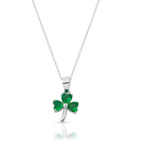 Silver Shamrock Pendant-SP92