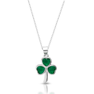Silver Shamrock Pendant-SP97