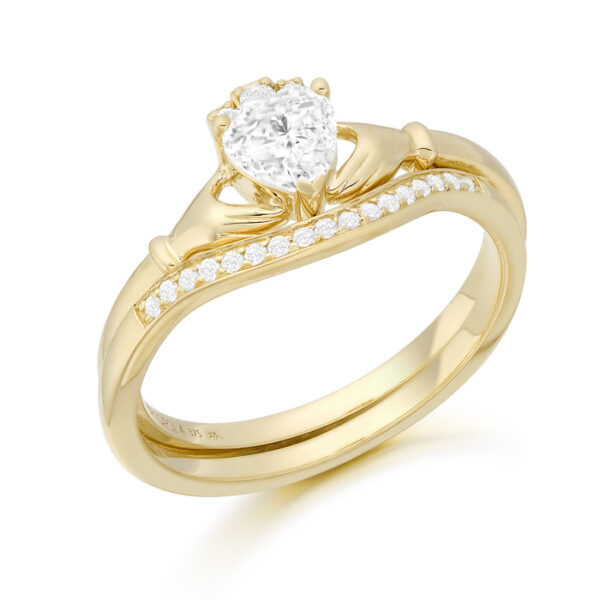 9ct-Gold-Claddagh-Ring-CL59 9ct Gold Claddagh Ring-CL59