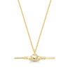 9ct Gold Claddagh Pendant-P067