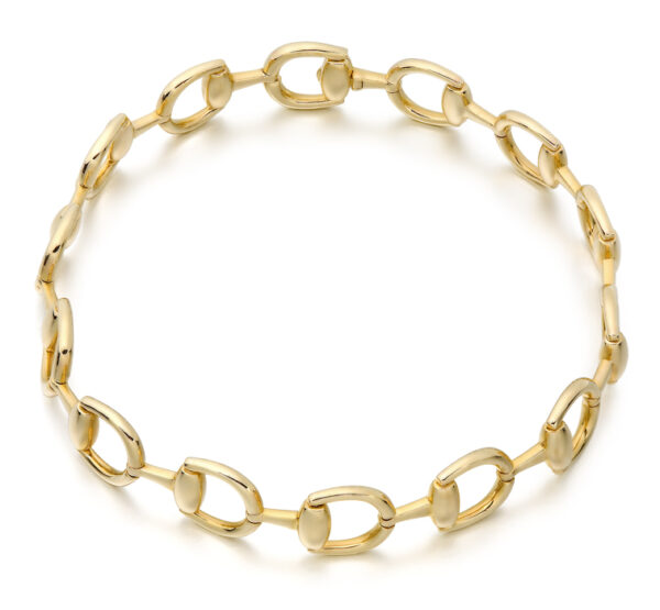 9ct-Gold-Horsebit-Bracelet-B3 9ct Gold Horsebit Bracelet-B3