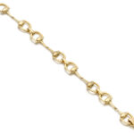 9ct Gold Horsebit Bracelet-B3L